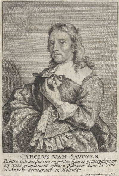 Zelfportret door Carel van Savoyen